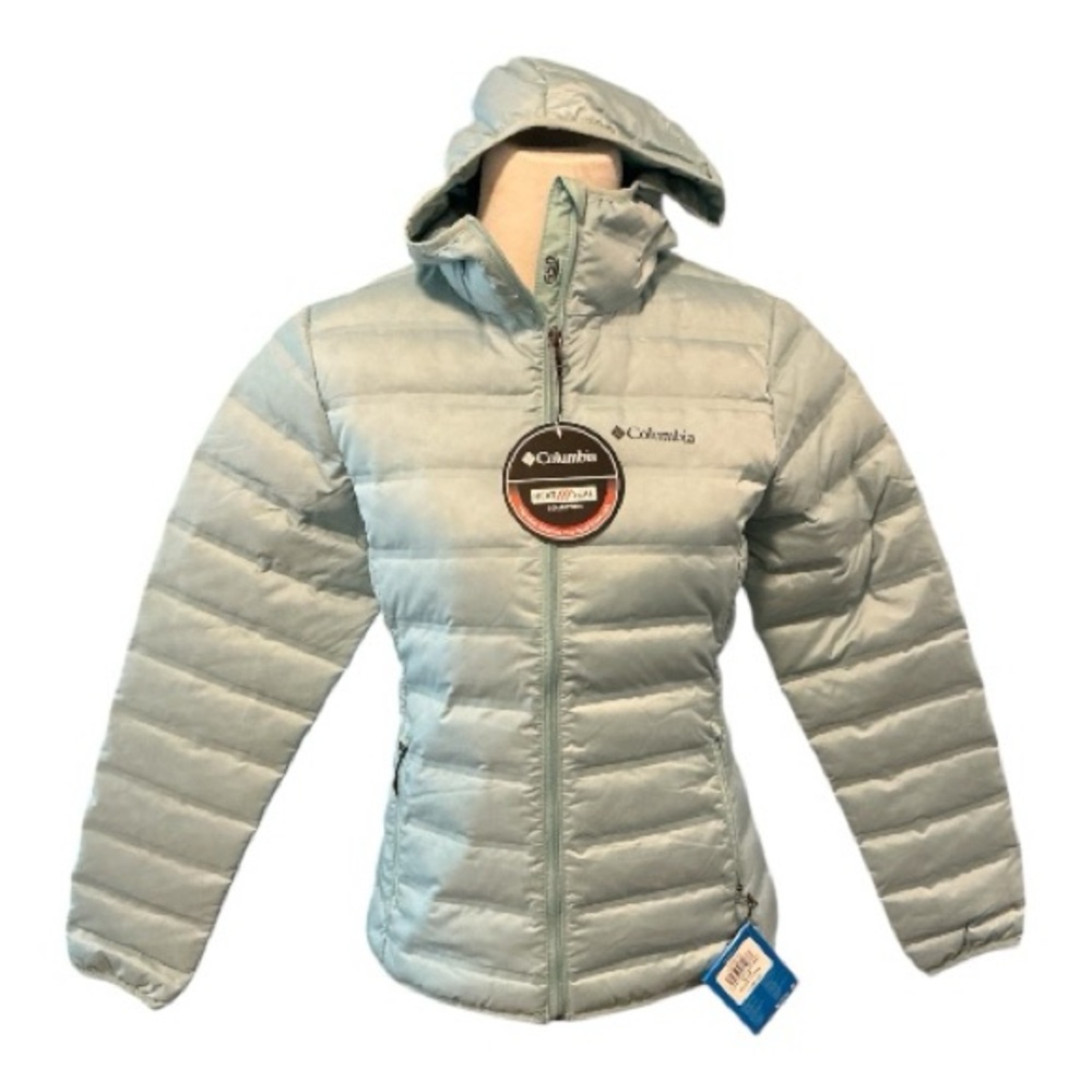 Columbia Lake 22 Duck Down Women's Sz S Hooded 650 Fill Power Puffer Jacket NWT